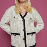 Collins Contrast Tweed Jacket