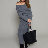 Kristen Knit Sweater Maxi Skirt