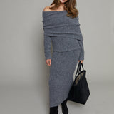 Kristen Knit Sweater Maxi Skirt