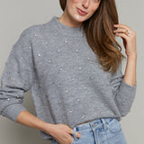 Kennedy Embellished Relaxed Sweater