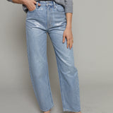 Blake High Rise Barrel Jeans - Spellbound