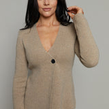 Chrissy Peplum V-Neck Sweater