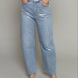 Blake High Rise Barrel Jeans - Spellbound