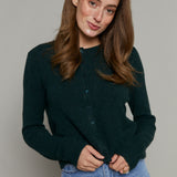 Phoebe Relaxed Cardigan - Garland Green