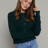Phoebe Relaxed Cardigan - Garland Green