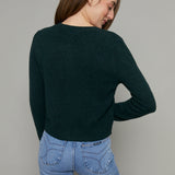 Phoebe Relaxed Cardigan - Garland Green