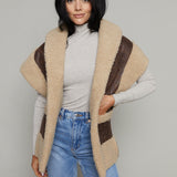 Courtney Faux Sherling Vest