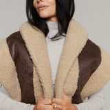 Courtney Faux Sherling Vest