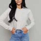 Phoebe Relaxed Cardigan - Oatmeal Heather