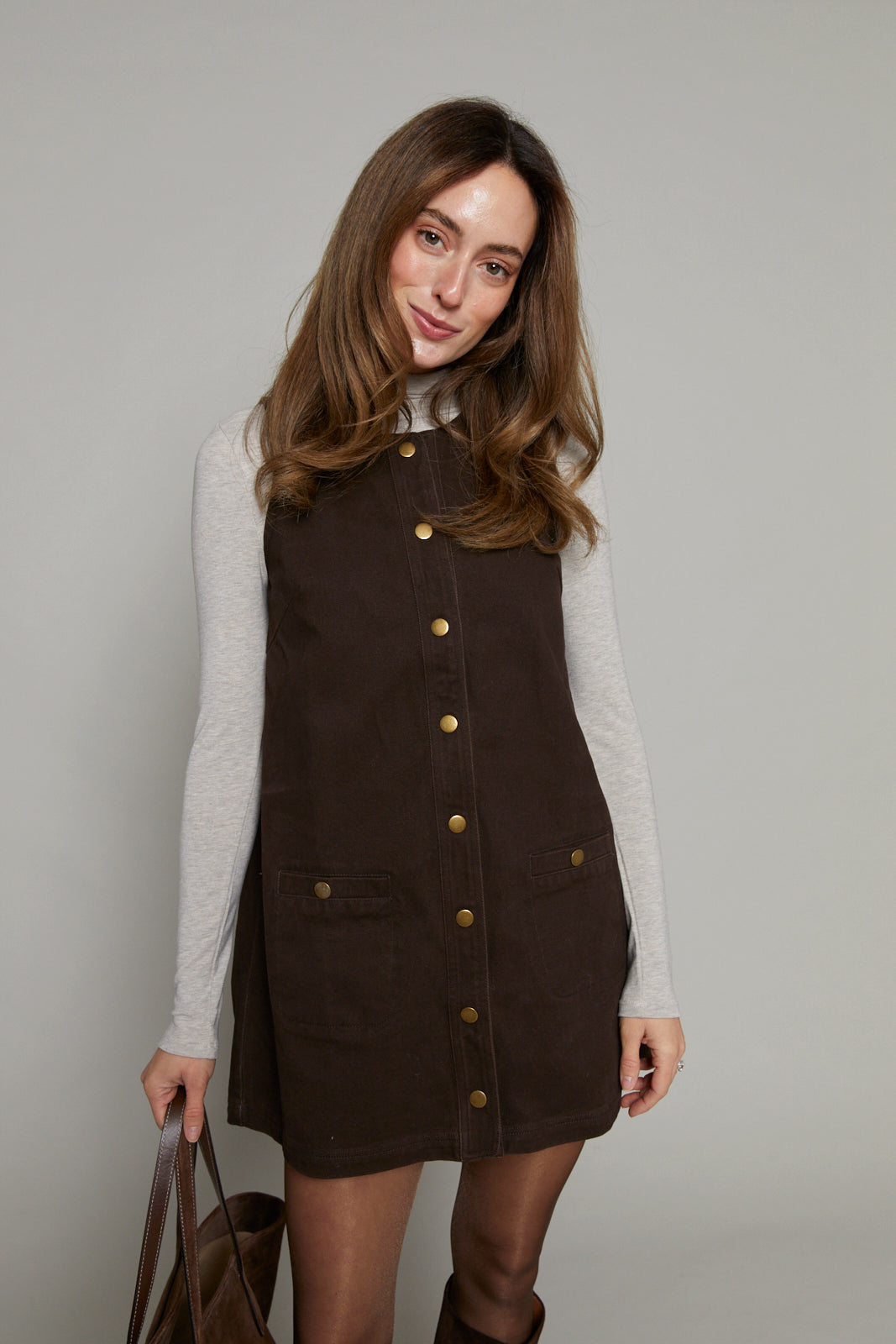 Bridget Denim Shift Dress – No. 14