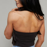 Antoinette Faux Fur Halter Top