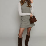 Cecily Houndstooth Mini Dress