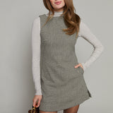 Cecily Houndstooth Mini Dress