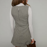 Cecily Houndstooth Mini Dress