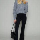 Juno Ponte Knit Flared Pants