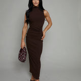 Ivana Mesh Maxi Dress
