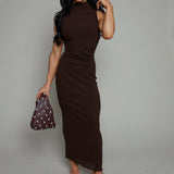 Ivana Mesh Maxi Dress