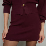 Robyn Sweater Mini Skirt
