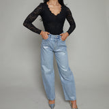 Megan Floral Lace Bodysuit