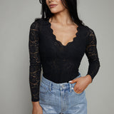 Megan Floral Lace Bodysuit