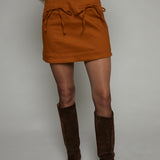 Joan Twill Tie Bow Skirt