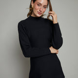Jovie Peplum Sweater Mini Dress