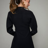 Jovie Peplum Sweater Mini Dress