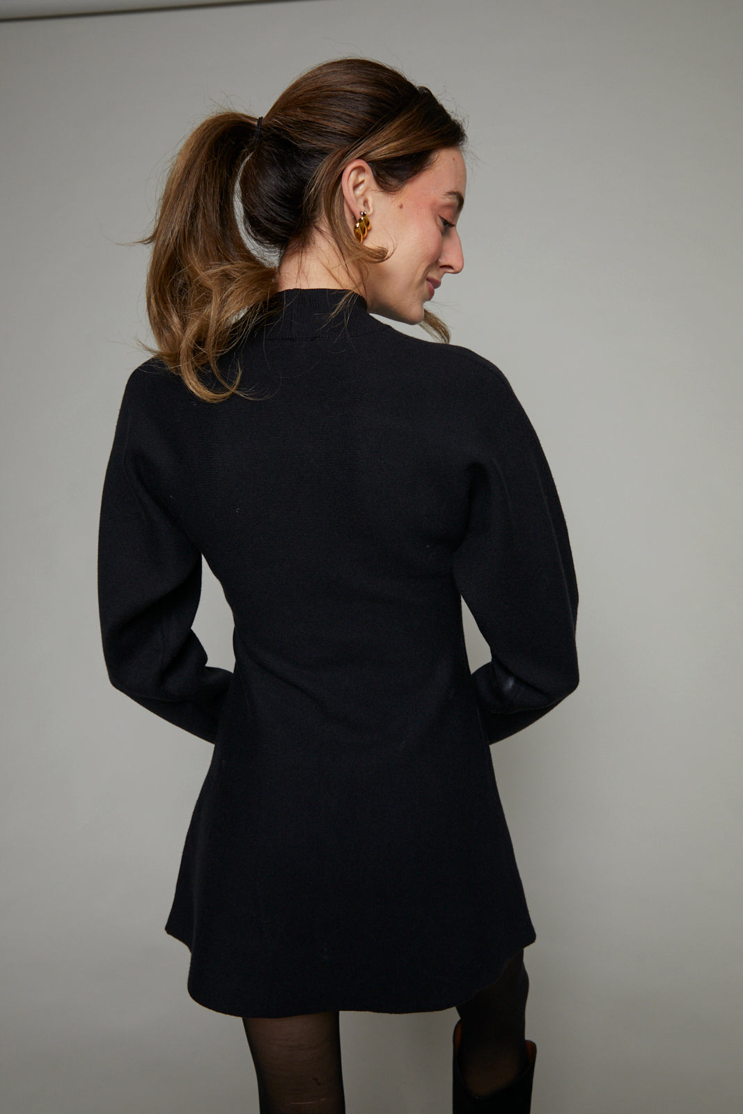 Jovie Peplum Sweater Mini Dress No. 14 Jovie Peplum Sweater Mini Dress No. 14