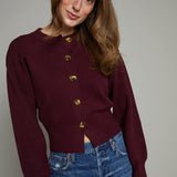 Jules Knit Crewneck Cardigan