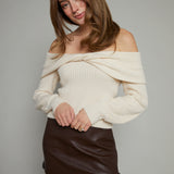 Tabathia Faux Leather Mini Skirt