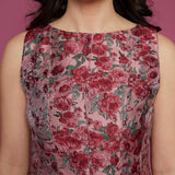 Kendall Floral Jacquard Mini Dress