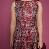 Kendall Floral Jacquard Mini Dress