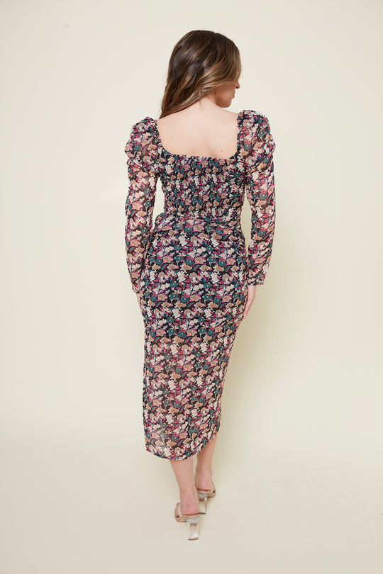 Bella Blossom Carnival Midi Dress main image 0
