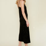 Abbie Crushed Velvet Midi Dress