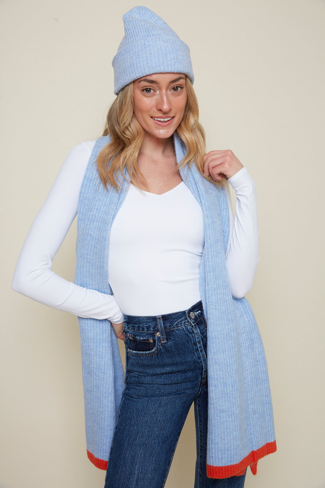 Maria Ribbed Scarf
