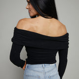 Anne Off The Shoulder Bow Top