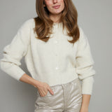 Bailey Ribbed Cropped Cardigan
