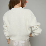 Bailey Ribbed Cropped Cardigan