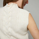 Colleen Cable Knit Sweater Vest