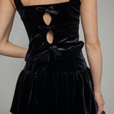 Coralie Velvet Drop Waist Skirt