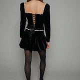 Charlie Velvet Corset Top