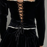 Charlie Velvet Corset Top