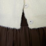 Opal Fuzzy Knit Cardigan