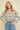 Tamara Blue Striped Sweater Top