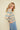 Tamara Blue Striped Sweater Top