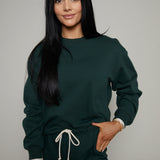 Jett Classic Boyfriend Sweatshirt - Garland Green