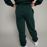 Rachelle Fleece Boyfriend Joggers - Garland Green
