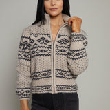 Otis Fair Isle Zip Cardigan