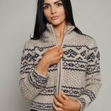Otis Fair Isle Zip Cardigan