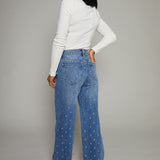 Tianna Studded High Rise Baggy Jeans - Charmed